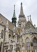 Matthias Church is the second largest medeival church on Buda