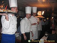 A parade by the chefs