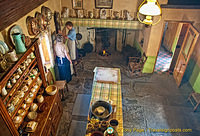 Baking and butter making demonstrations are held at the Golden Vale house