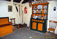 Inside the Cashen fisherman's house