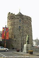 Reginald's Tower is the largest structure in the old defences
