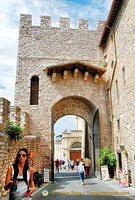 Medieval gateway in Assisi