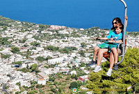 Great view of Capri from the chairlift