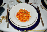 A primi piatti of Gnocci at Hotel Ancora