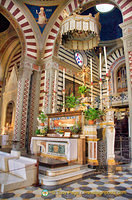 Inside the Basilica of Santa Margherita