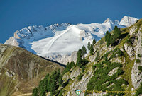 Snow-covered top of Col di Lana