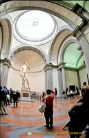 Michelangelo's David is the star of the Galleria dell'Accademia