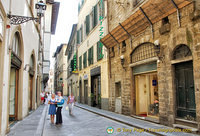 Via Porta Rossa, one of the main shopping streets
