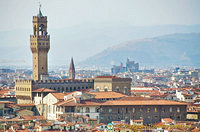 View of Palazzo Vecchio tower