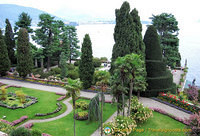 Isola Bella Garden view from the top