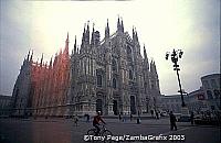 The Gothic Duomo with its spires piercing the skies
[Milan - Italy]