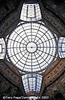 Glass ceiling and dome covering the Galleria Vittorio Emanuele II
[Milan - Italy]