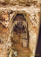 The ancient section of Contucci cellar