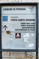 Sights on the Porta Santa Susanna itinerary