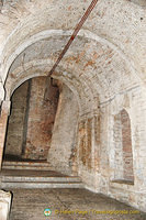 Passageways in the Rocca Paolina