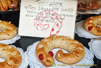 Torciglione, a specialty of the Umbria region