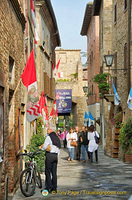 Corso Rossellino, the main street in Pienza
