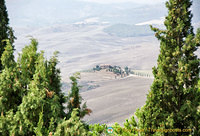 View of Val d'Orcia