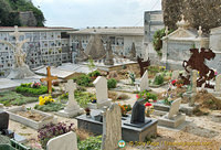 The graveyard at Chiesa di San Giorgio