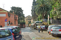 Car park just outside the Portofino harbour area