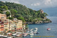 The idyllic view of Portofino harbour