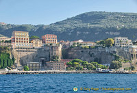 Sorrento port area.  The Excelsior Vittorio has great views
