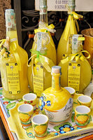 Limoncello and pottery from Positano