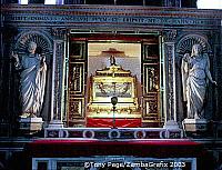 St Peter's chains in Basilica San Pietro in Vincoli