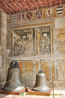 Fresco and bells in the Musei Civici