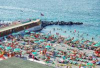 Beach along the Bay of Naples