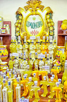 Range of Limonoro souvenir limoncello and crema di limone