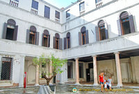 The courtyard of the Palazzo Grimani