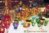 Range of Murano glassware