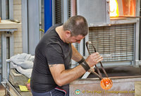 This demo was part of the Murano glass factory tour