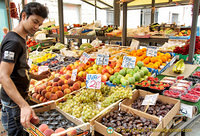 Fruit stall in Rialto Market