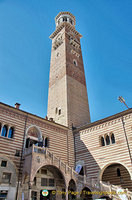 Palazzo della Ragione with its famous Scala della Ragione (Reason Stairs)