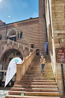 Scala della Ragione - the Staircase of Reason at the Palazzo della Ragione