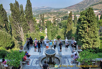 View of Villa d'Este grounds and surrounds