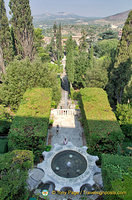 View of Ville d'Este gardens