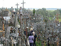 The 'Hill of Crosses' is a place of national pilgrimage