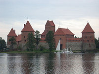 View of Trakai Island Castle