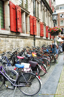 Bicycles - a main means of travel in Delft