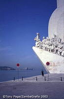 Monument to the Discoveries - rebuilt in concrete in 1960
