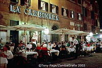 La Carbonara Restaurant, Campo de' Fiori, Rome