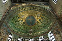 St Apollinaris in Classe with its byzantine mosaics