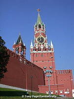 Saviour's Tower, once the main entrance to the Kremlin