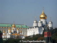 In Imperial times, the cathedrals were a setting for state occasions such as coronations, The Kremlin