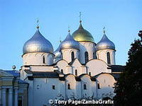 St Sophia Cathedral sits inside the Detinets and was built between 1045-1050.