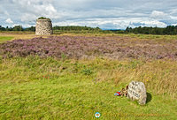 Mackintosh clan headstone near the Memorial Cairn