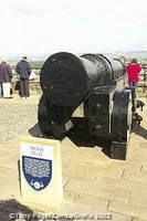 Mons Meg, a six ton siege cannon given to James II in 1457